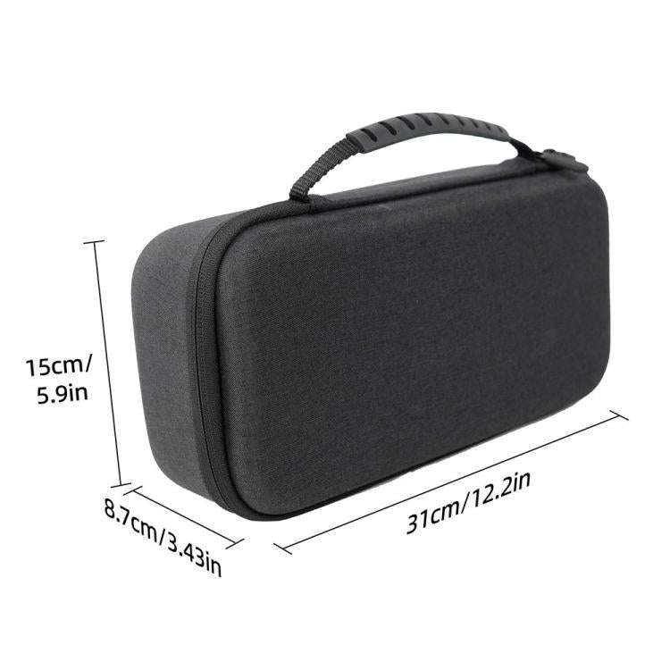 For Asus ROG Xbox Ally X 2025 Gaming Console Shockproof EVA Hard Shell Travel Storage Bag(Black)