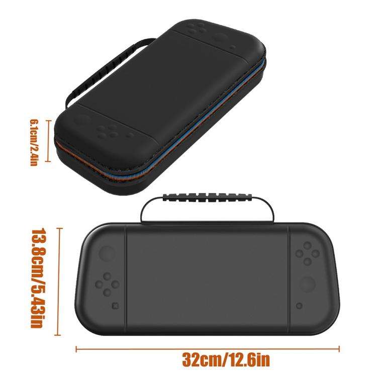 For Nintendo Switch 2 PU Portable Travel Bag Multi-function Storage Pouch with Game Card Slots