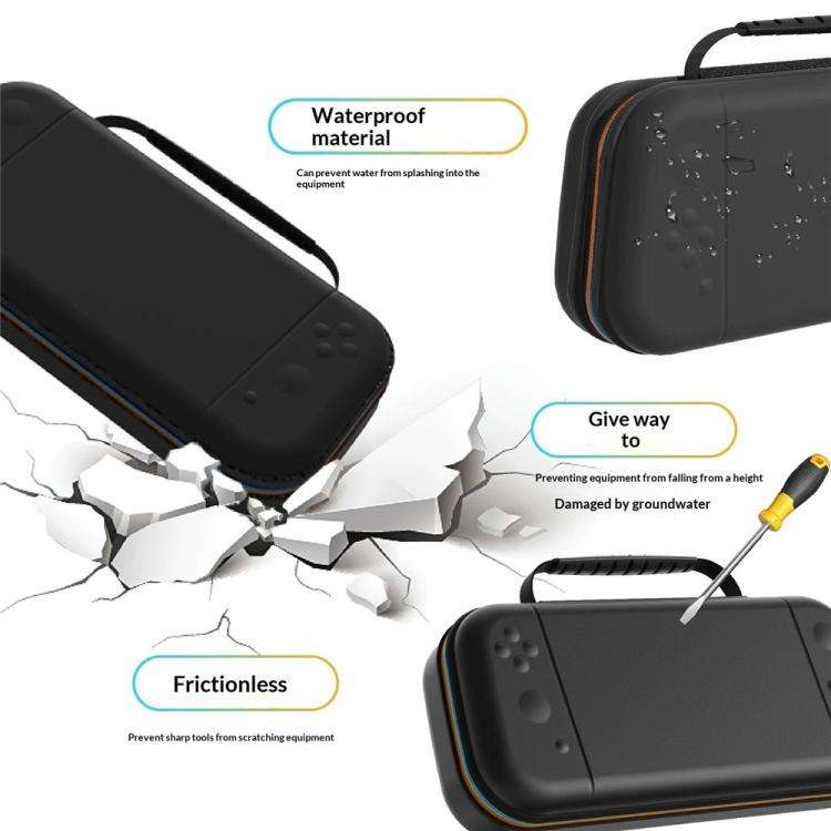 For Nintendo Switch 2 PU Portable Travel Bag Multi-function Storage Pouch with Game Card Slots