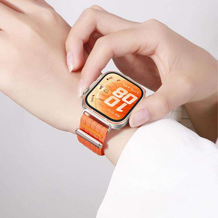 For Huawei Watch Fit 5 / Fit 5 Pro / Fit 4 Two Section Nylon Woven Breathable Hook And Loop Faste...
