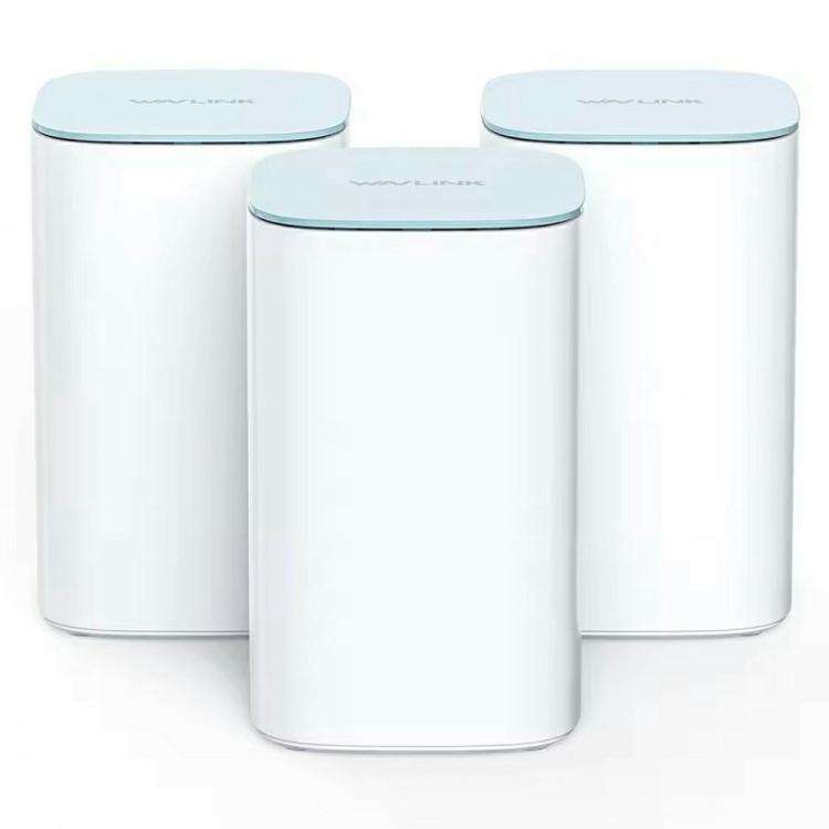 WAVLINK WN551X3 AX3000 Speed Antenna System 3Pcs Whole Home Mesh WiFi System, Plug:EU Plug