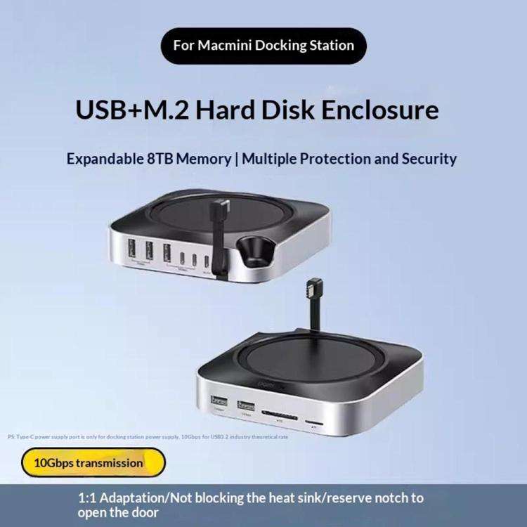 UGREEN CM841-65487 11-in-1 M.2 NVMe SSD Enclosure Docking Station for Mac Mini M4 / M4 Pro