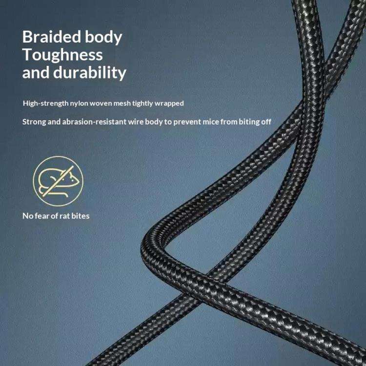 UGREEN US370 80805 USB C to USB B 2.0 Cable Braided Printer Cable, Length: 1m