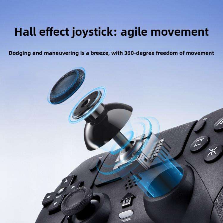 For PS5 Directly Connectable Controllers Bluetooth Wireless Game Controller(Black)