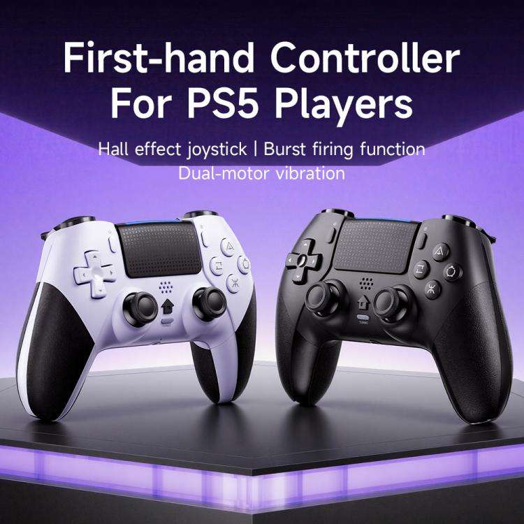 For PS5 Directly Connectable Controllers Bluetooth Wireless Game Controller(White)