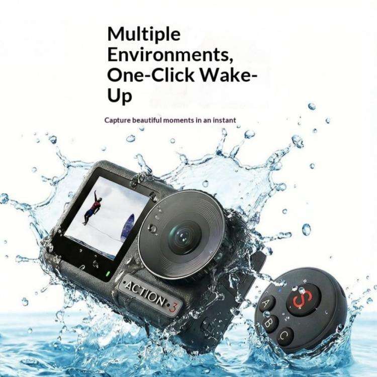 D11 BT Remote Control Ring Wearable Action Camera Controller For DJI Action, GoPro, Insta360 Acti...