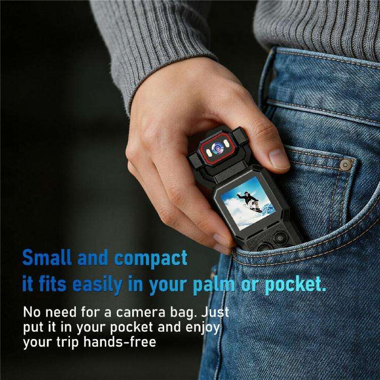 D1 4K HD Recording WiFi Bluetooth Vlogging Camera 1.54 Inch HD Screen Portable Handheld Camera
