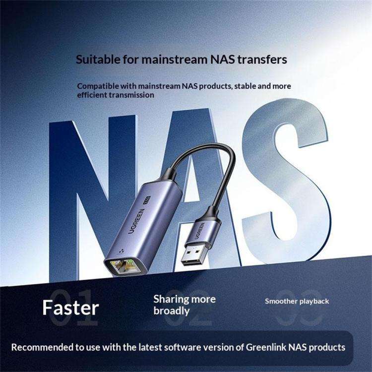 UGREEN CM648-25051 2.5G Network Adapter USB to RJ45 Ethernet Converter