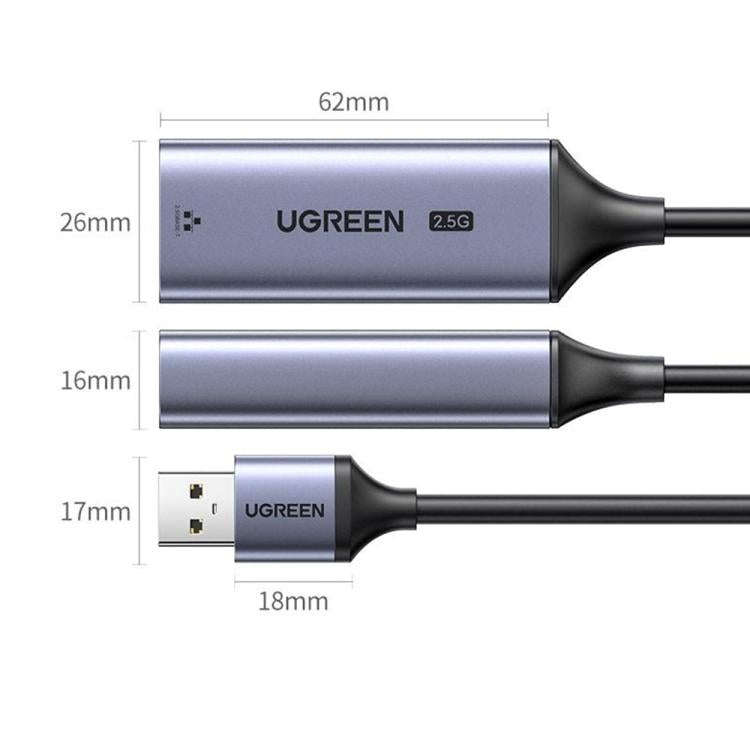UGREEN CM648-25051 2.5G Network Adapter USB to RJ45 Ethernet Converter