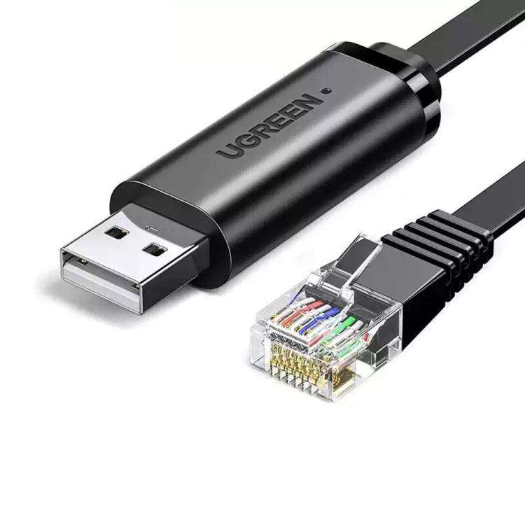 UGREEN CM204-50773 1.5m USB 2.0 to RJ45 Console Cable