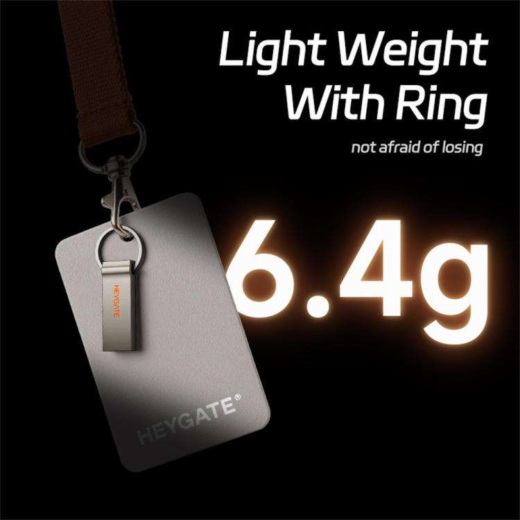 HEYGATE TU20 USB 2.0 Flash Drive Aluminum Alloy Memory Stick for Office School Travel, Capacity:16G