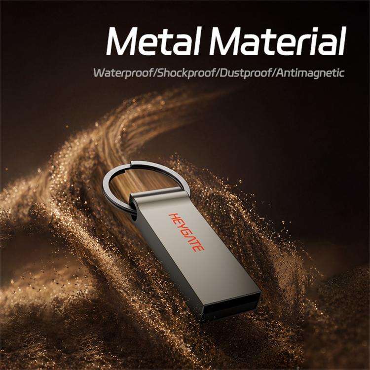 HEYGATE TU20 USB 2.0 Flash Drive Aluminum Alloy Memory Stick for Office School Travel, Capacity:1...