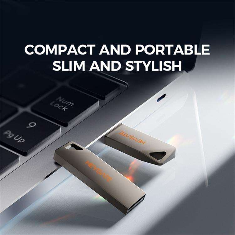 HEYGATE TU10 Aluminum Alloy USB 2.0 Flash Drive Mini Portable Memory Stick, Capacity:32GB