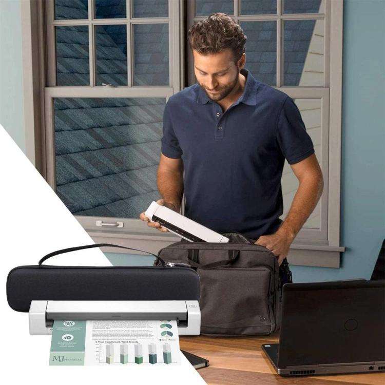 For Brother DS-640 / DS-940DW / DS-740D Portable Mobile Document Scanner Storage Bag