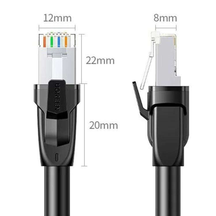 UGREEN 70329 Router Cat8 Ethernet Cable 40Gbps 2000MHz High Speed RJ45 Network Cord, Length: 2m
