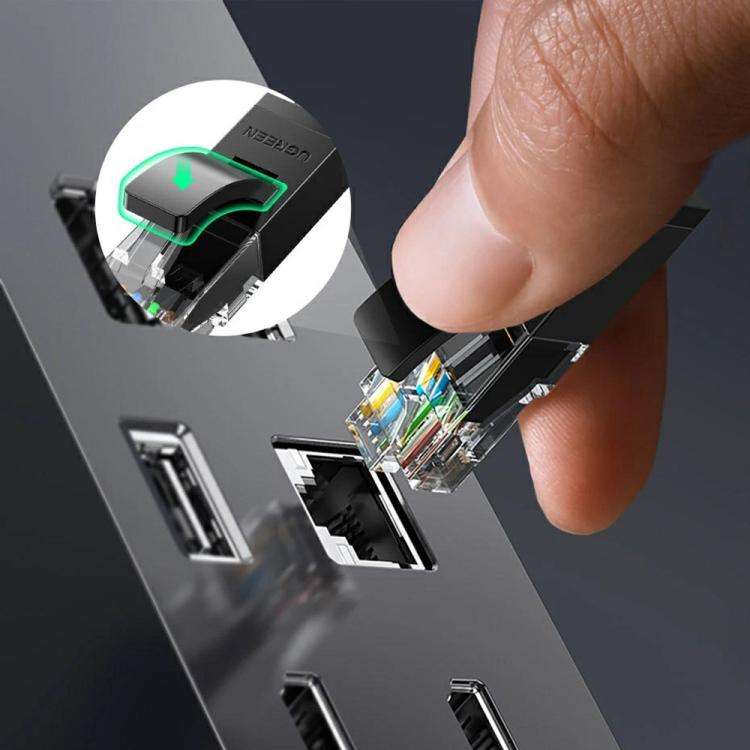 UGREEN NW102 20160 1000Mbps High Speed RJ45 Network Cable 2m Cat6 Ethernet Cable