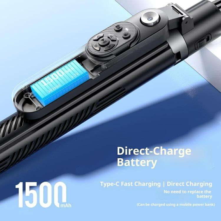 Q625MF For Live Streaming 1.82m Extendable Selfie Stick AI Smart Tracking Auto Open Tripod