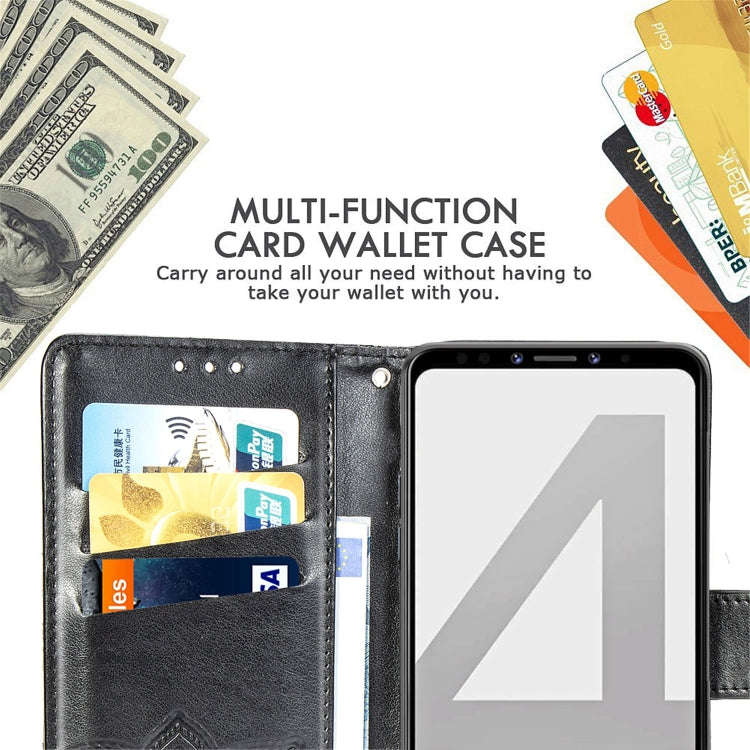 Butterfly Love Flowers Embossing Horizontal Flip Leather Case For Google Pixel 4 XL with Holder &...