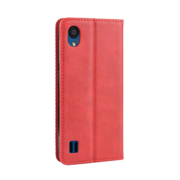 Magnetic Buckle Retro Crazy Horse Texture Horizontal Flip Leather Case for ZTE Blade A5 (2019) , ...
