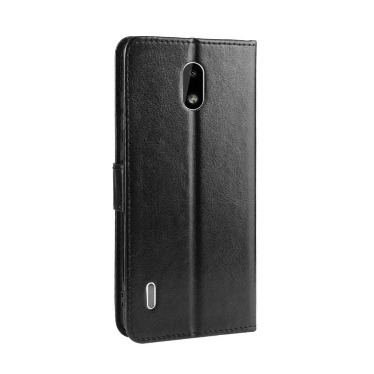 Retro Crazy Horse Texture Horizontal Flip Leather Case for Motorola Moto One Pro , with Holder & ...