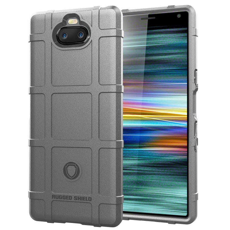 Full Coverage Shockproof TPU Case for Sony Xperia XA4(Grey)