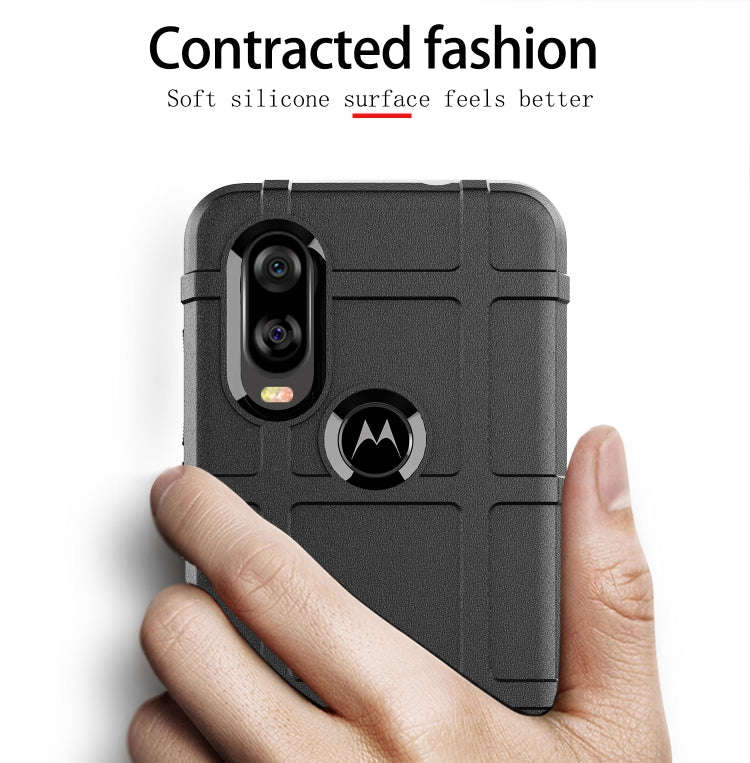 Full Coverage Shockproof TPU Case for Motorola MOTO P50(Brown)