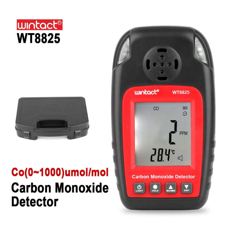 WINTACT WT8825 Carbon Monoxide Detector Independent CO Gas Sensor Warning-up High Sensitive Poiso...