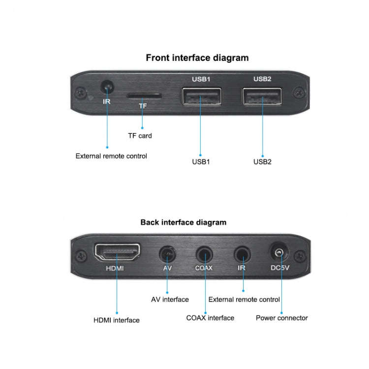 4K HD Player Single AD(UK)
