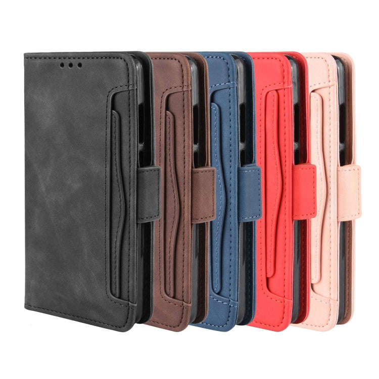 Wallet Style Skin Feel Calf Pattern Leather Case For Huawei P30,with Separate Card Slot(Black)