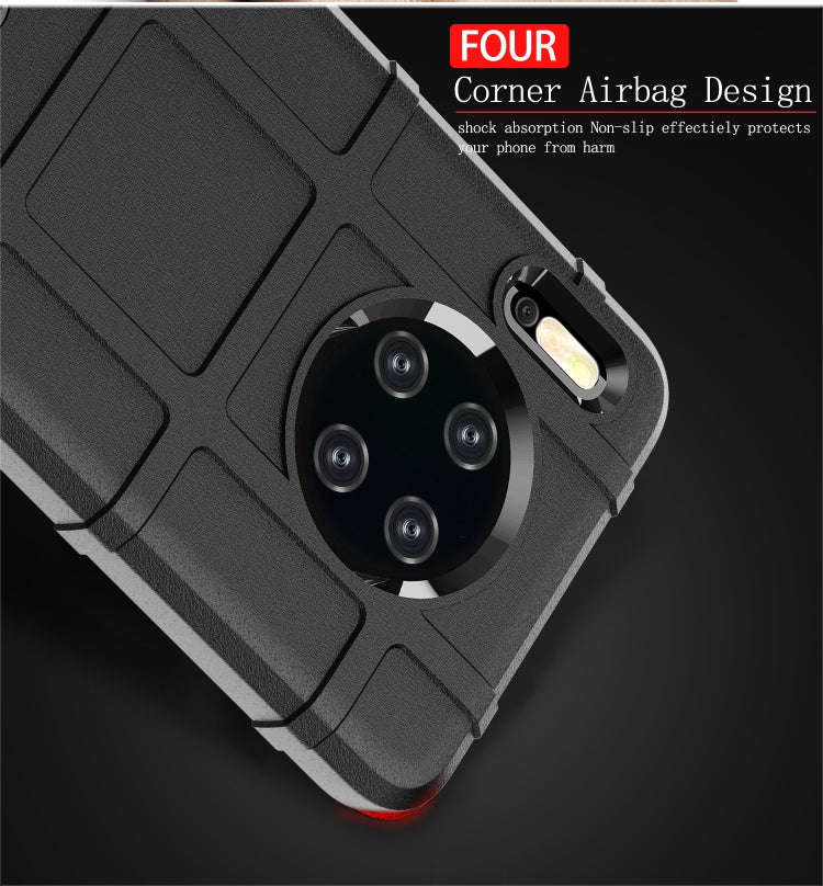 For Huawei Mate 30 Full Coverage Shockproof TPU Case(Black)