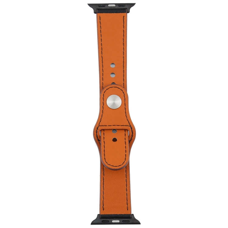 For Apple Watch 3 / 2 / 1 Generation 38mm Universal Buckle Leather Strap(Black)