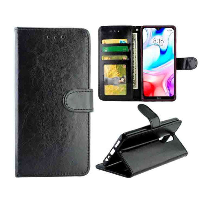 For Xiaomi Redmi 8/Redmi 8A Crazy Horse Texture Leather Horizontal Flip Protective Case with Hold...