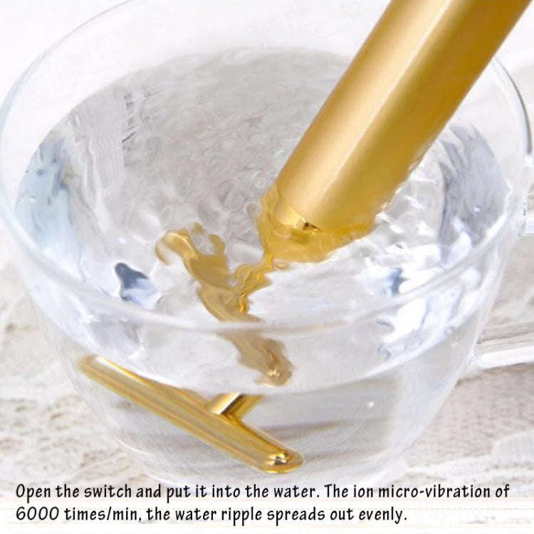 Beauty Electric Facial Pulse Roller Massager(24K Gold)