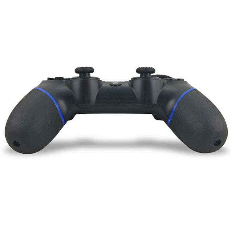 For PS4 Handle Wired Handle Cable Game Controller( Black Green)