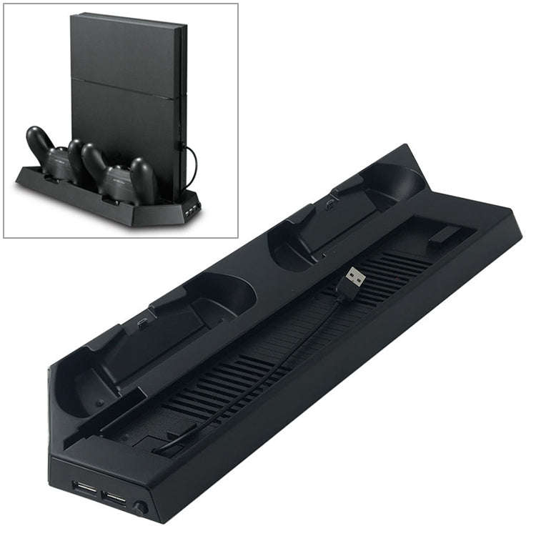 KJH PSLIM-03 Multi-function Host Bracket Cooling Fan Ultra-thin Machine Bracket Fan Charger for P...