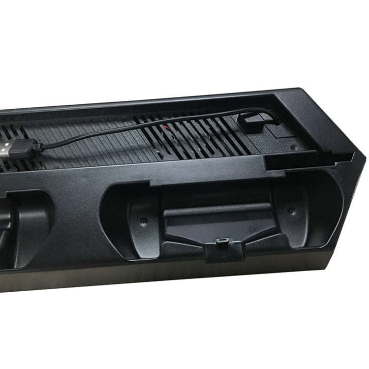 KJH PSLIM-03 Multi-function Host Bracket Cooling Fan Ultra-thin Machine Bracket Fan Charger for P...