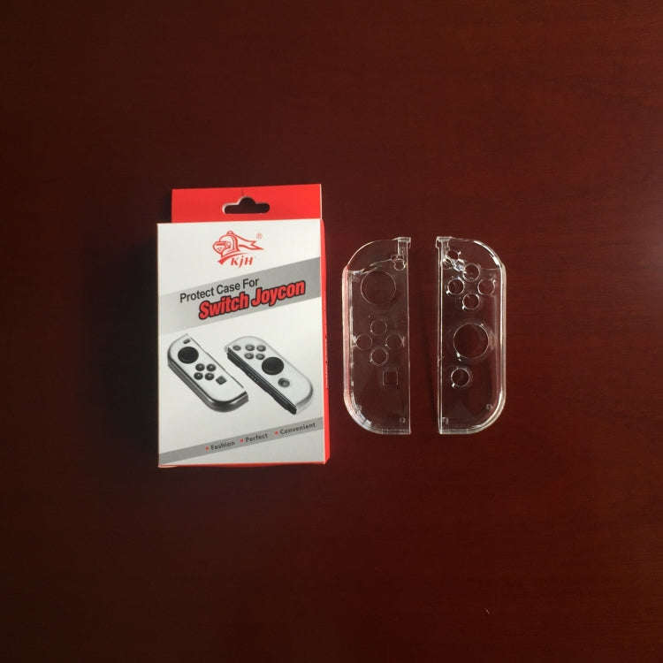 Transparent PC Protective Cover Handle Crystal Case for Switch Game Controller