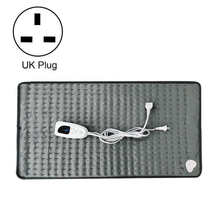 Home Physiotherapy Heating Pad Electric Heating Blanket, Size: 76x40cm, Plug Tpye:UK Plug(Dark Gray)