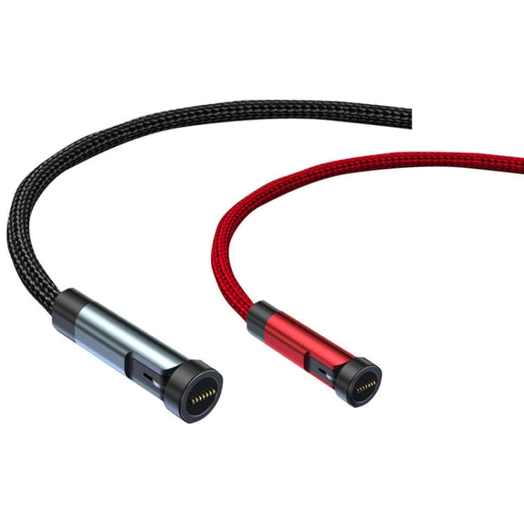 CC57 540 Degrees Rotary Magnetic Fast Charging Data Cable, Cable Length:1m(Black)