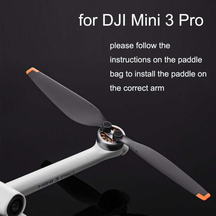 Original 2 Pairs Propeller For DJI Mini 4 Pro / Mini 3 Pro (Black)