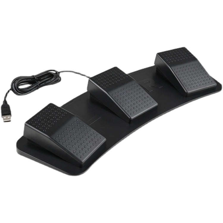 Pcsensor FS23 CF Foot Pedal Switch Keyboard Control Mouse Game Combo Pedal(Mechanical Sound)