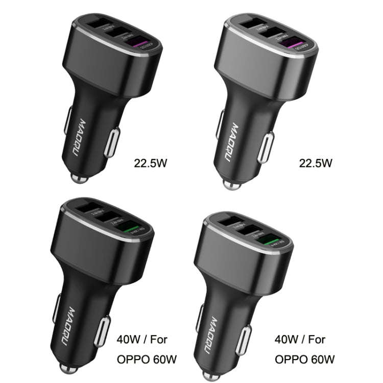 QIAKEY GT780 3 USB Ports Fast Charge Car Charger(Gray)