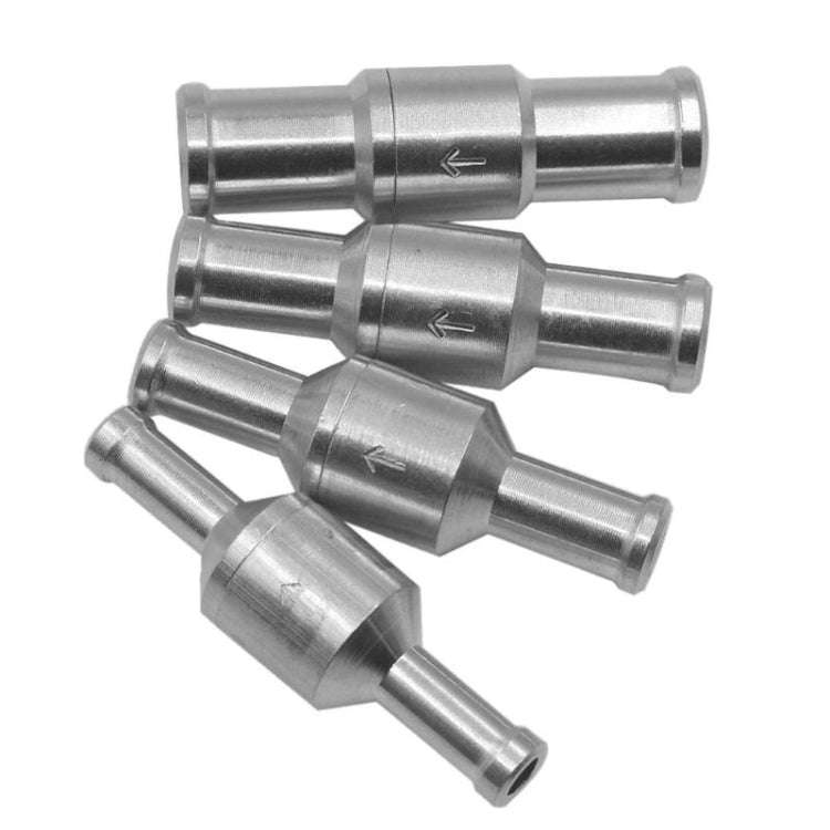 Car Aluminum Alloy Gasoline Fuel Check Valve, Size:M12(Silver)