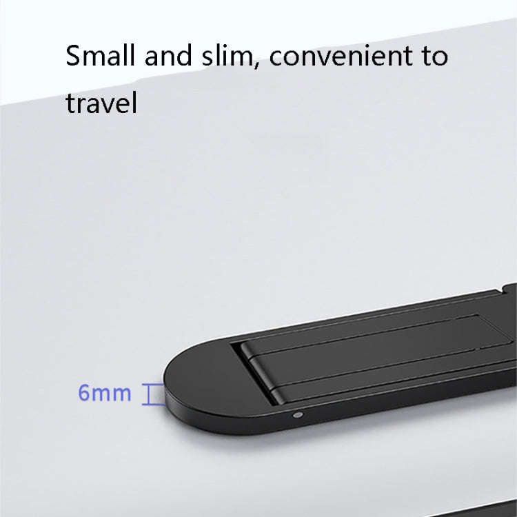Oatsbasf 03362 Laptop Cooling Stand Desktop Portable Suspended Vertical Stand(Black)