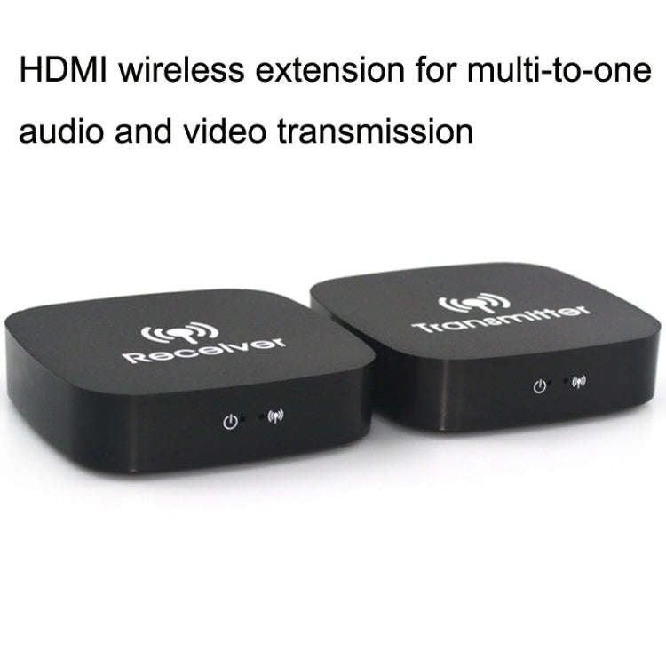 AY88 HDMI Wireless Transmitter WIFI Signal Extender H.264 Format Multi-To-One Application(UK Plug)