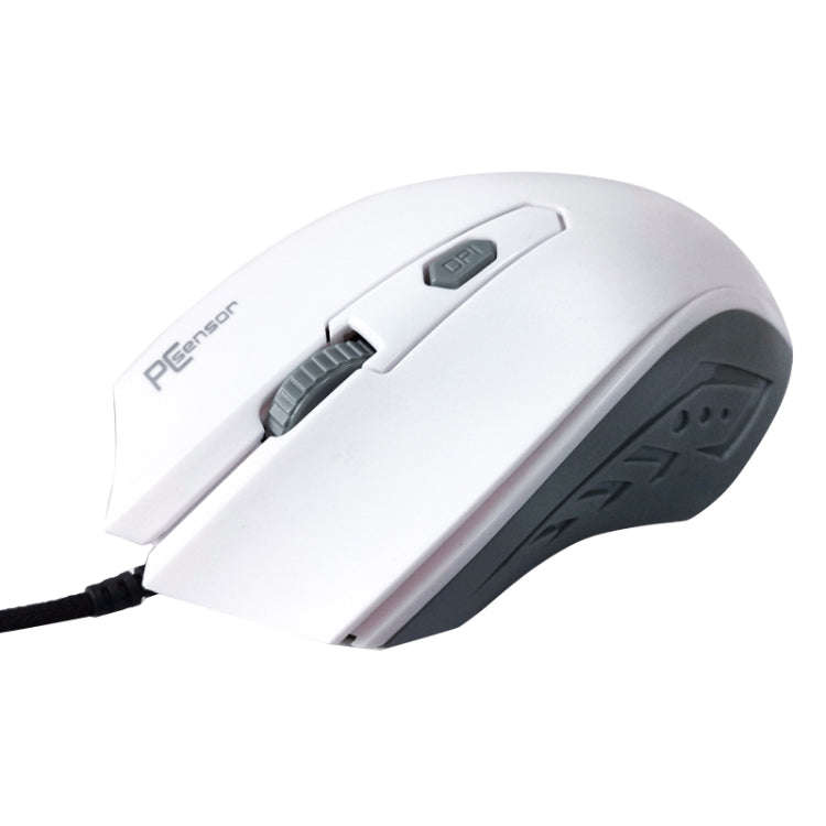 Pcsensor MOS4 4 Keys 2400DPI Game Intelligent Voice Recognition Input Mouse, Cable Length: 1.5m(S...