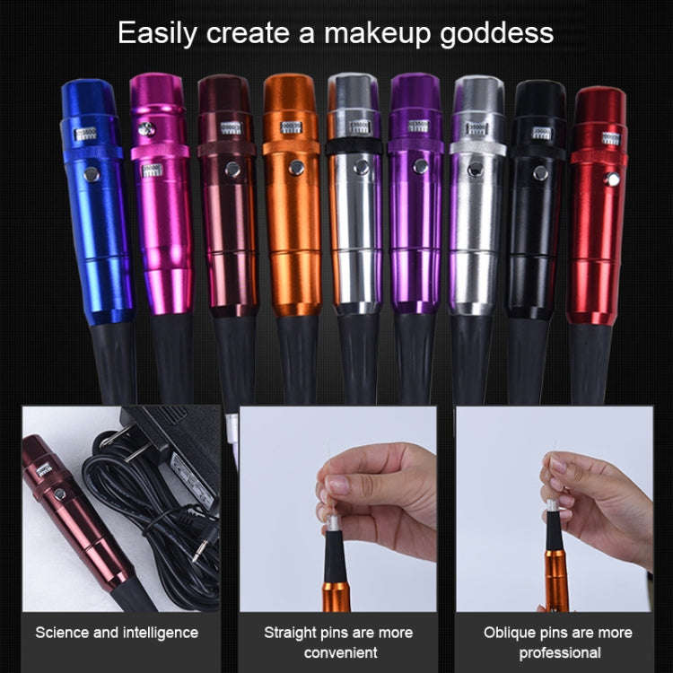 Semi-Permanent Tattoo Pen Apprentice Bleaching Lip Tattoo Eyebrow Instrument(Blue)