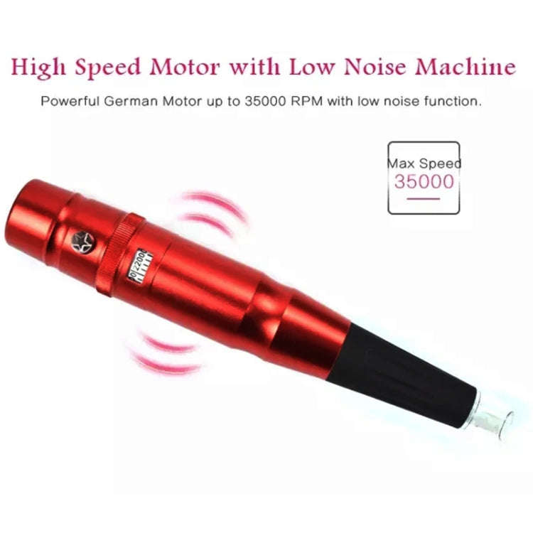 Semi-Permanent Tattoo Pen Apprentice Bleaching Lip Tattoo Eyebrow Instrument(Red)