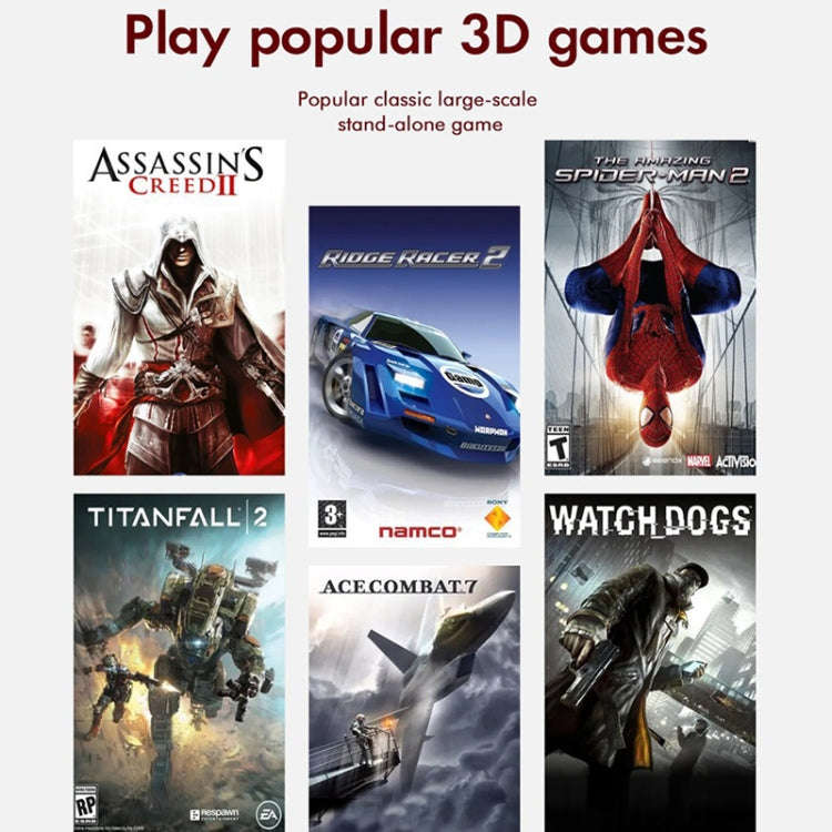 GD10 64G Built-In 30000+ Games Dual System Set-Top Box 3D Home 4K HD  TV Game Console Box EU Plug...
