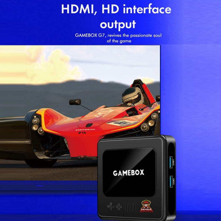 GD10 64G Built-In 30000+ Games Dual System Set-Top Box 3D Home 4K HD  TV Game Console Box US Plug...